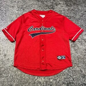VTG St. Louis Cardinals Mark McGwire Mirage Jersey Mens Large Red 90s MLB‎ #25